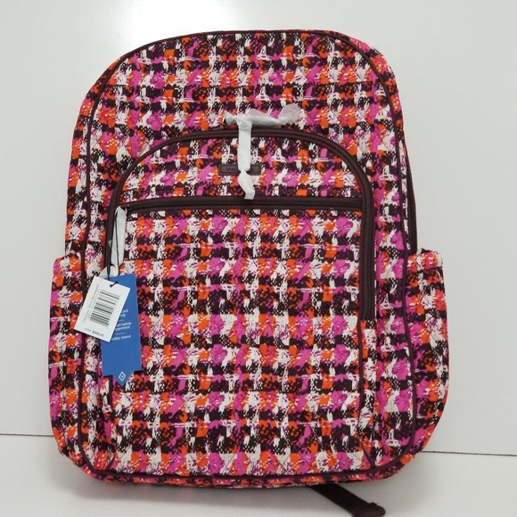 Vera Bradley Campus Tech Backpack Houndstooth - Picture 6 of 8